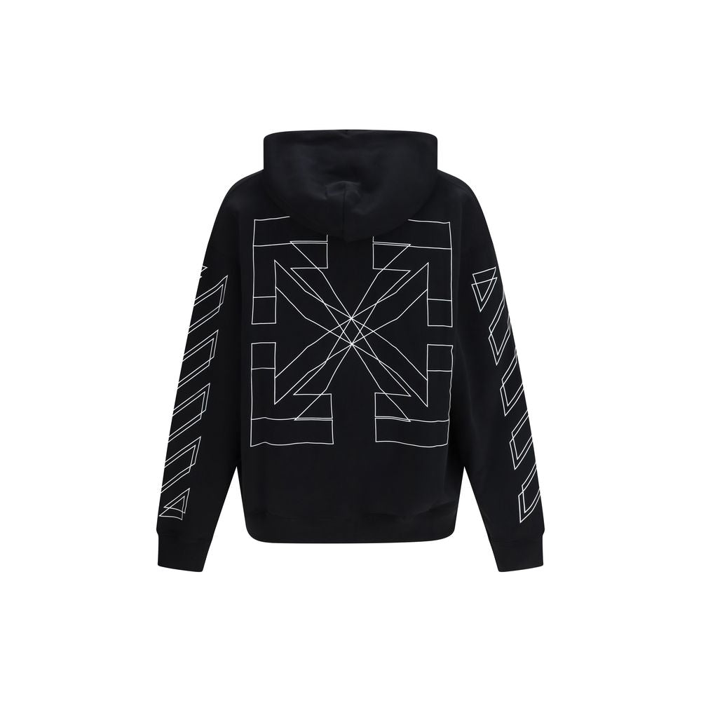 Off-White Black Cotton Sweatshirt | Regal Royce