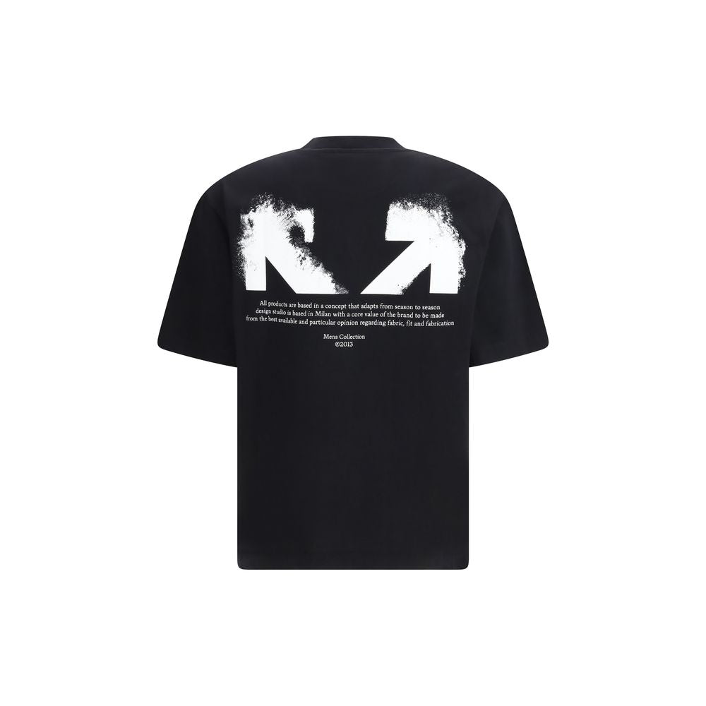 Off-White Black Cotton T-Shirt | Regal Royce