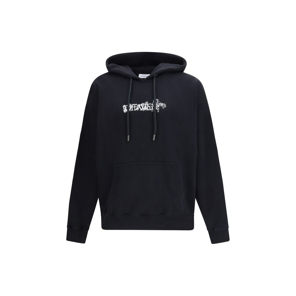 Off-White Black Cotton Sweatshirt | Regal Royce