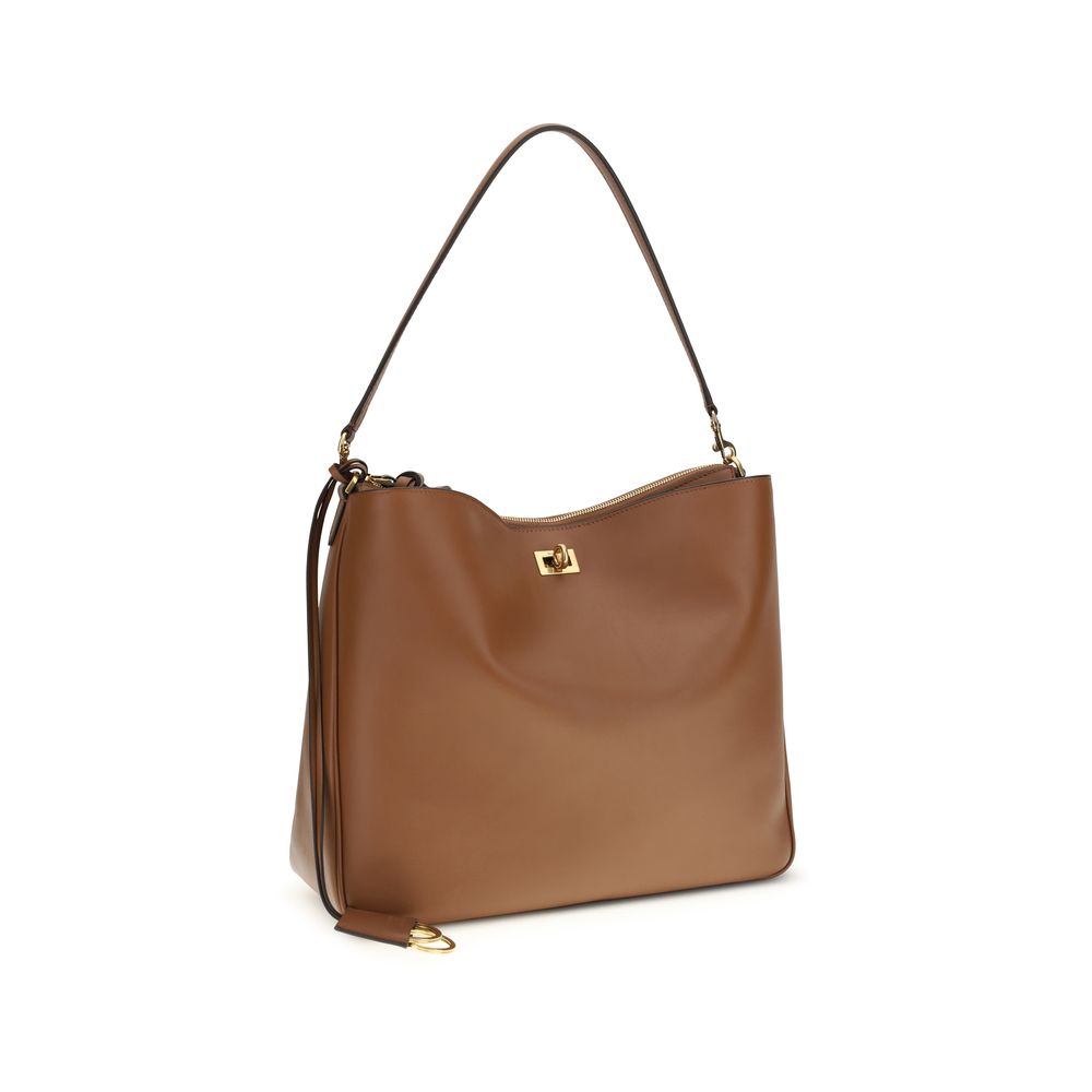 Balenciaga Beige Calf Leather Bos Taurus Shoulder Bag | Regal Royce