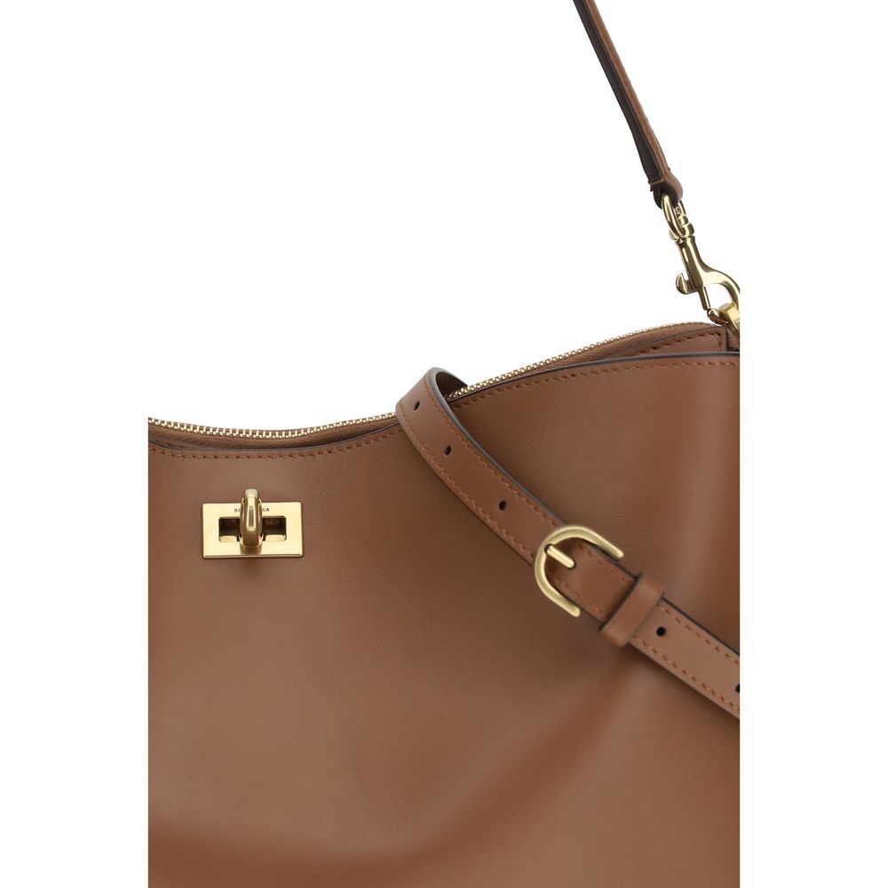 Balenciaga Beige Calf Leather Bos Taurus Shoulder Bag | Regal Royce