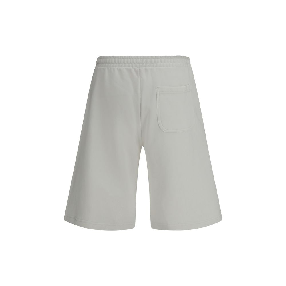 Diesel White Cotton Bermuda Shorts | Regal Royce
