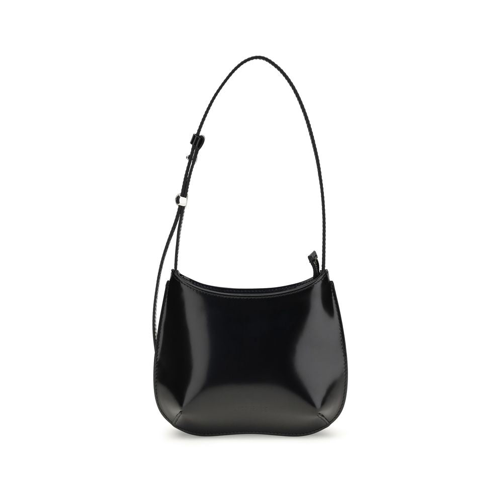 Jacquemus Black Calf Leather Bos Taurus Shoulder Bag | Regal Royce