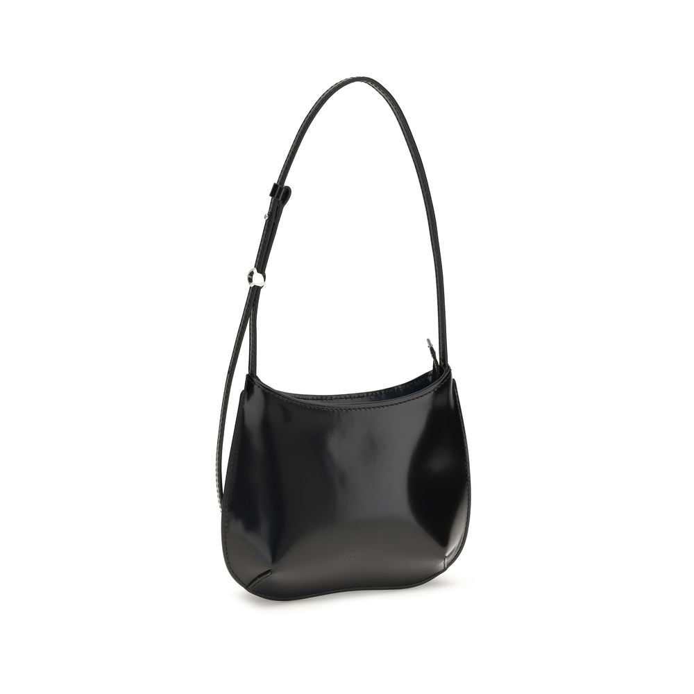 Jacquemus Black Calf Leather Bos Taurus Shoulder Bag | Regal Royce