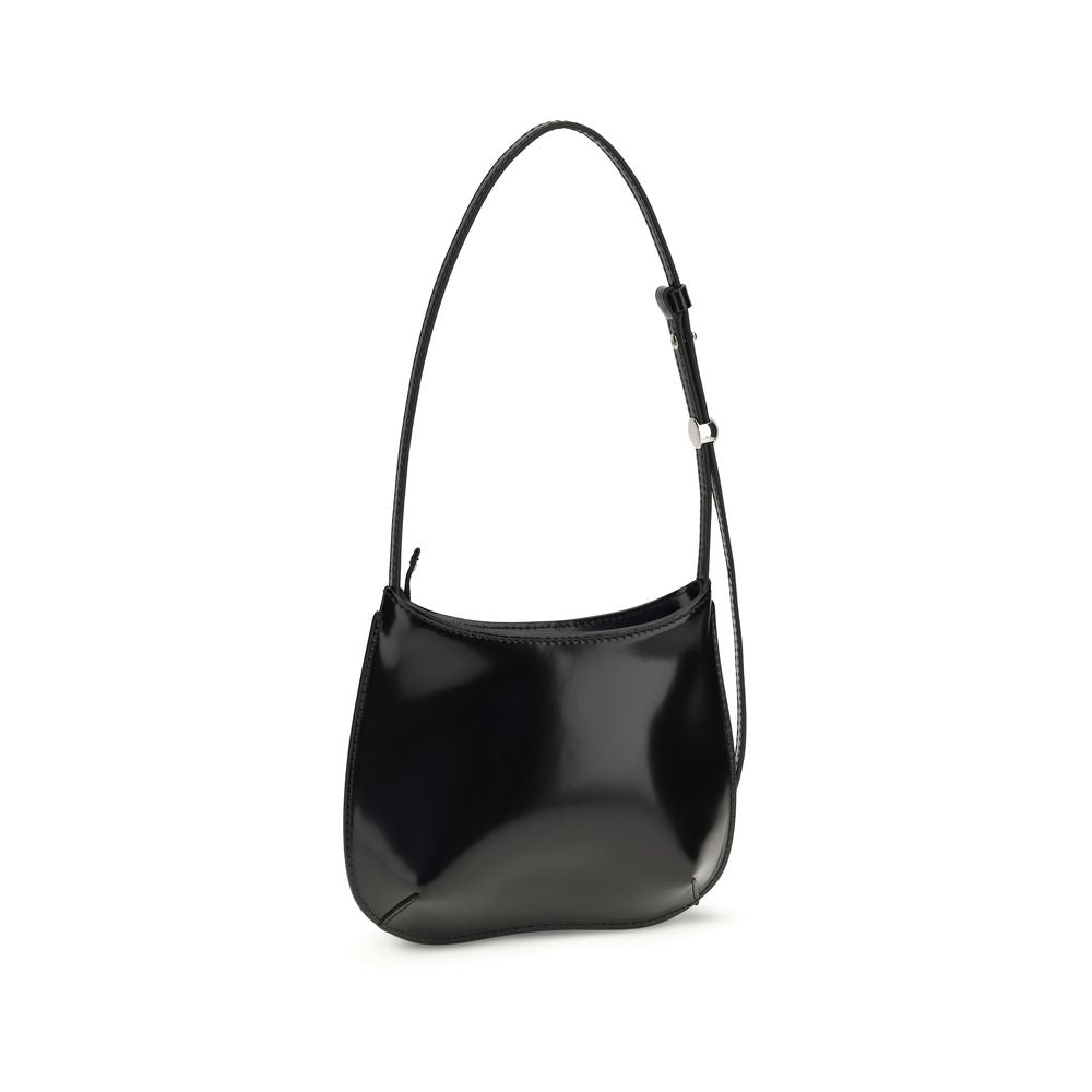 Jacquemus Black Calf Leather Bos Taurus Shoulder Bag | Regal Royce