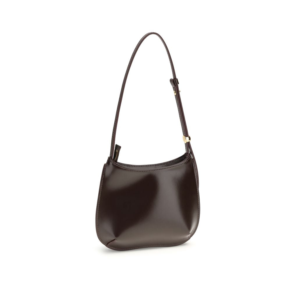 Jacquemus Brown Calf Leather Bos Taurus Shoulder Bag | Regal Royce