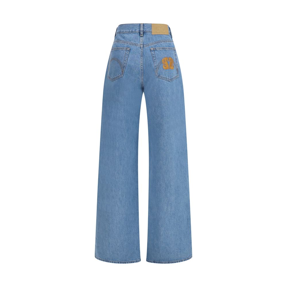 Blazé Milano Blue Cotton Jeans Denim | Regal Royce