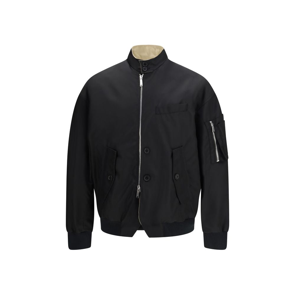 Dsquared² Black Polyamide Bomber | Regal Royce