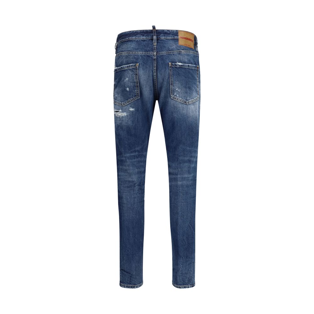 Dsquared² Blue Cotton Slim Fit Jeans | Regal Royce