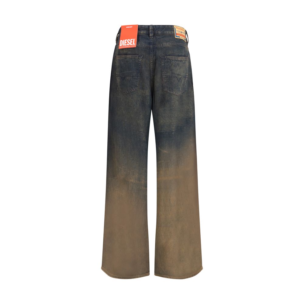 Diesel Multicolor Lyocell Relaxed Fit Jeans | Regal Royce