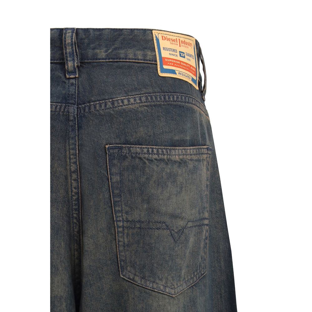 Diesel Multicolor Lyocell Relaxed Fit Jeans | Regal Royce