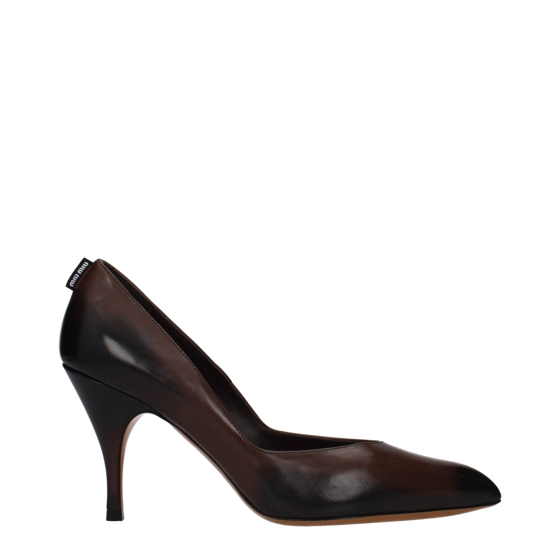 Miu Miu Brown Leather High Heel Pumps | Regal Royce