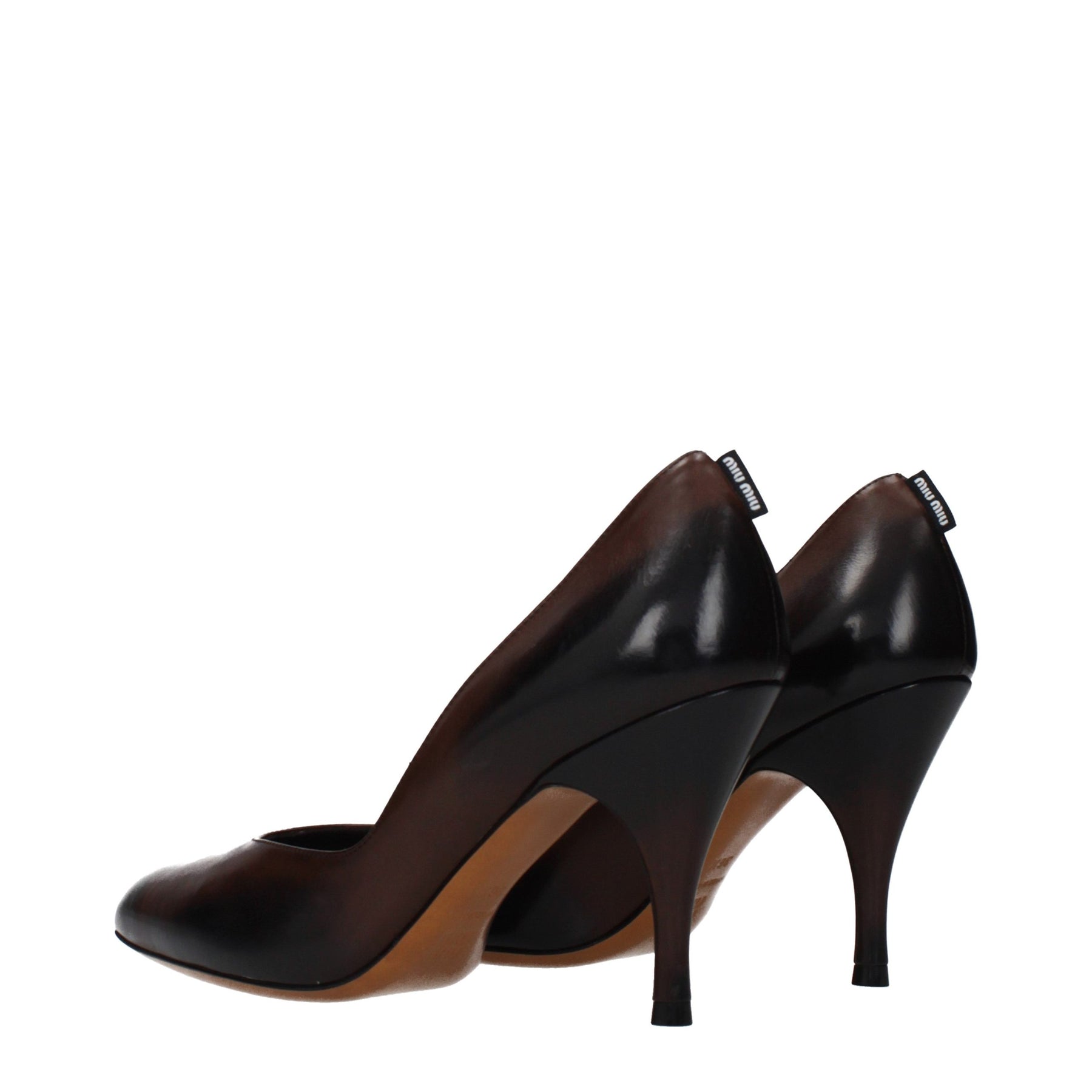 Miu Miu Brown Leather High Heel Pumps | Regal Royce