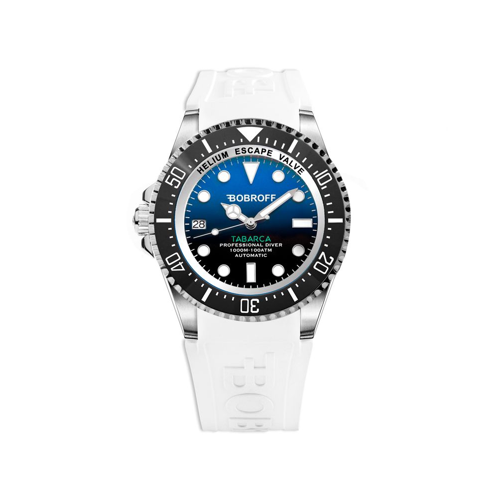 Bobroff White Rubber Sport Watch | Regal Royce