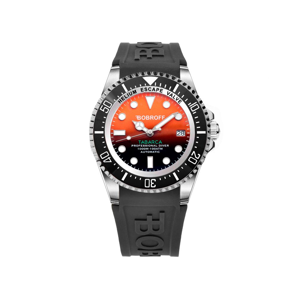 Bobroff Black Rubber Sport Watch | Regal Royce