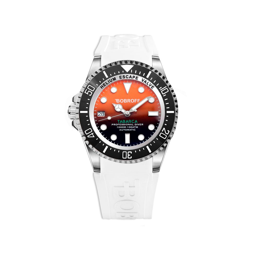 Bobroff White Rubber Sport Watch | Regal Royce