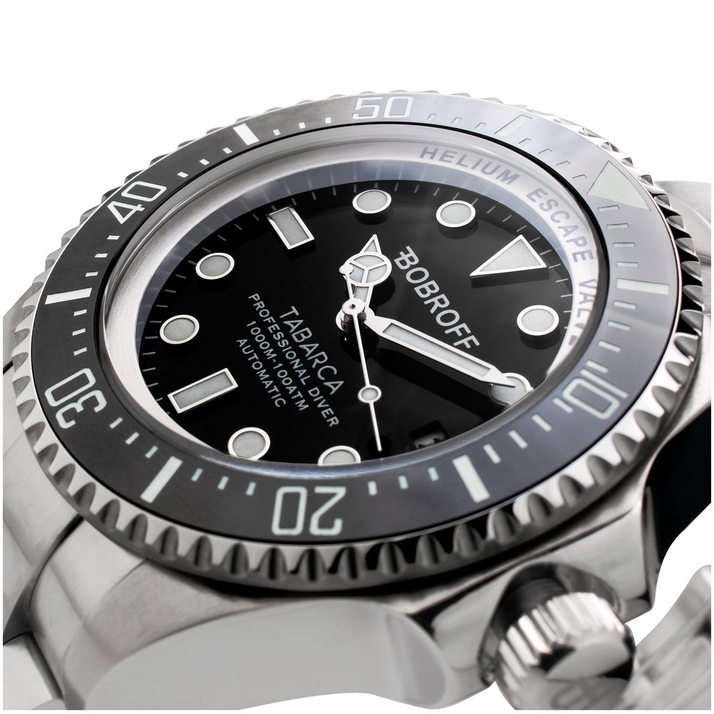 Bobroff Gray Stainless Steel Dress Watch | Regal Royce