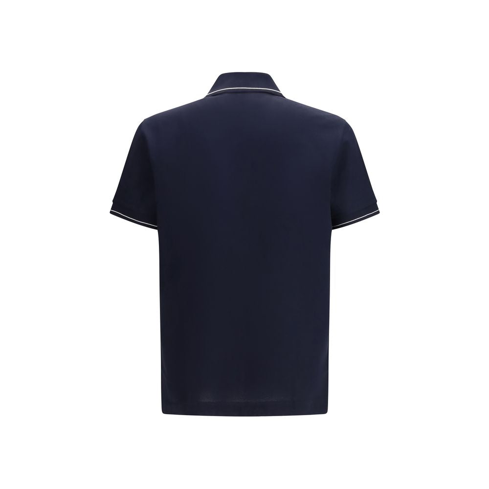 Ferragamo Blue Cotton Polo Shirt | Regal Royce