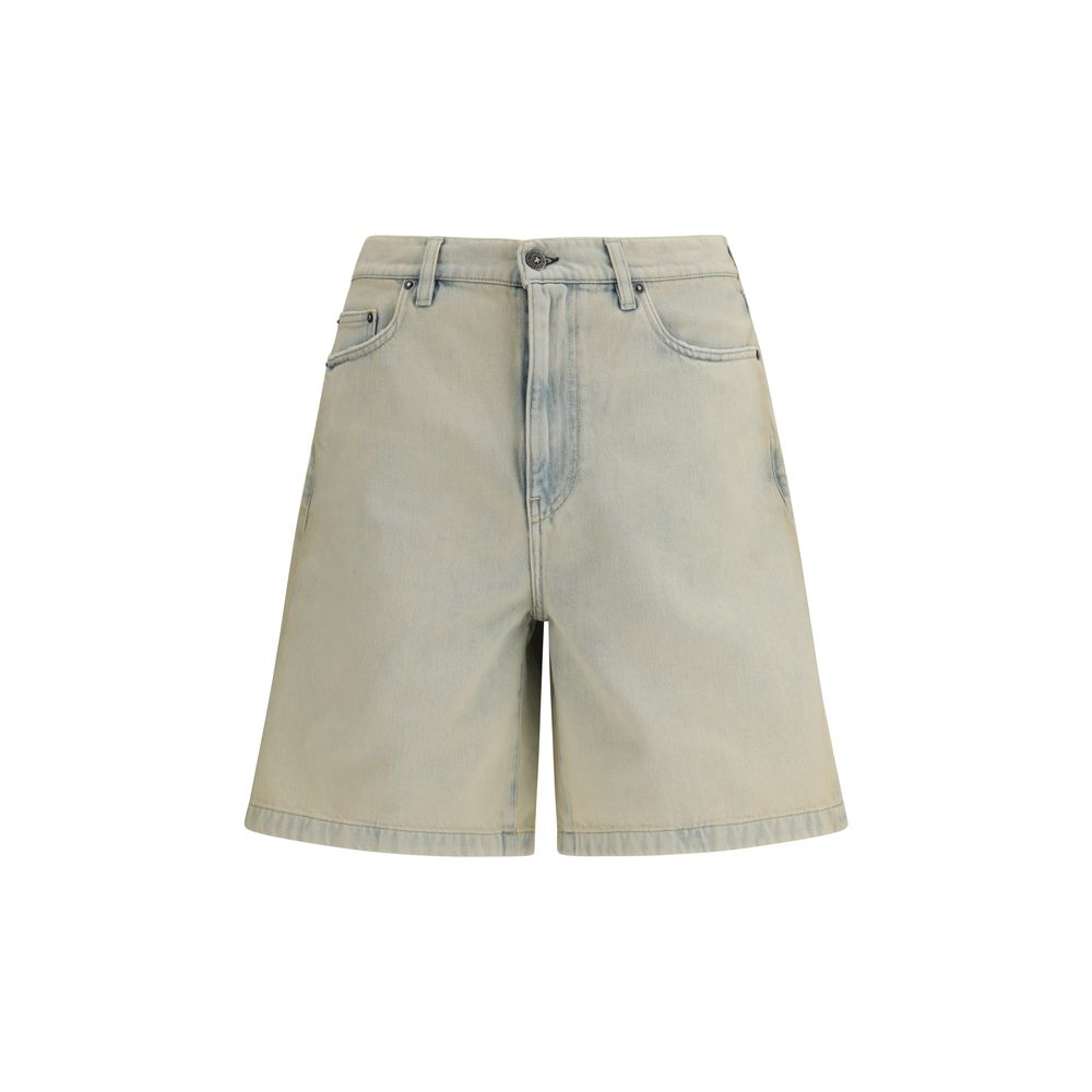 Golden Goose Blue Cotton Bermuda Shorts | Regal Royce