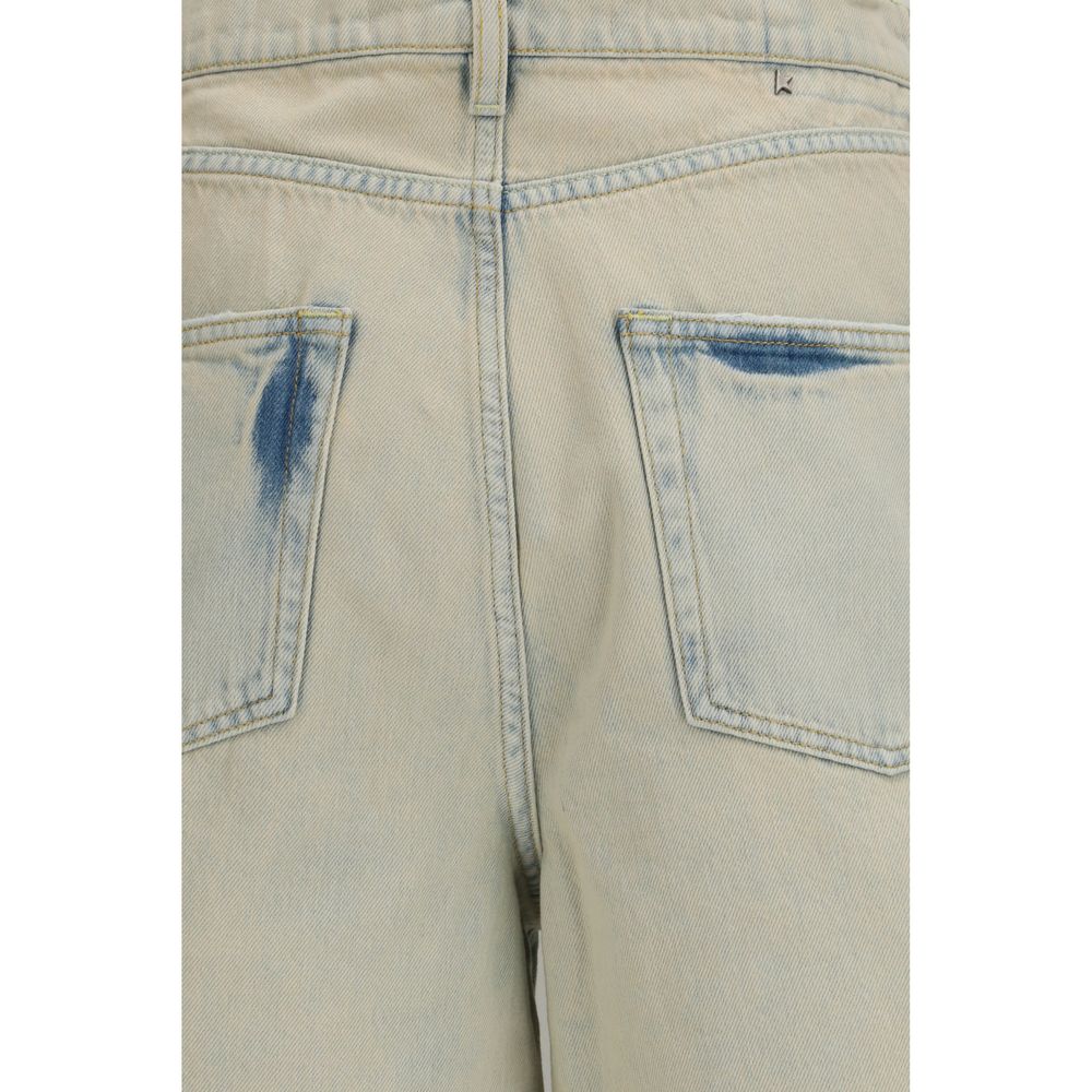 Golden Goose Blue Cotton Bermuda Shorts | Regal Royce