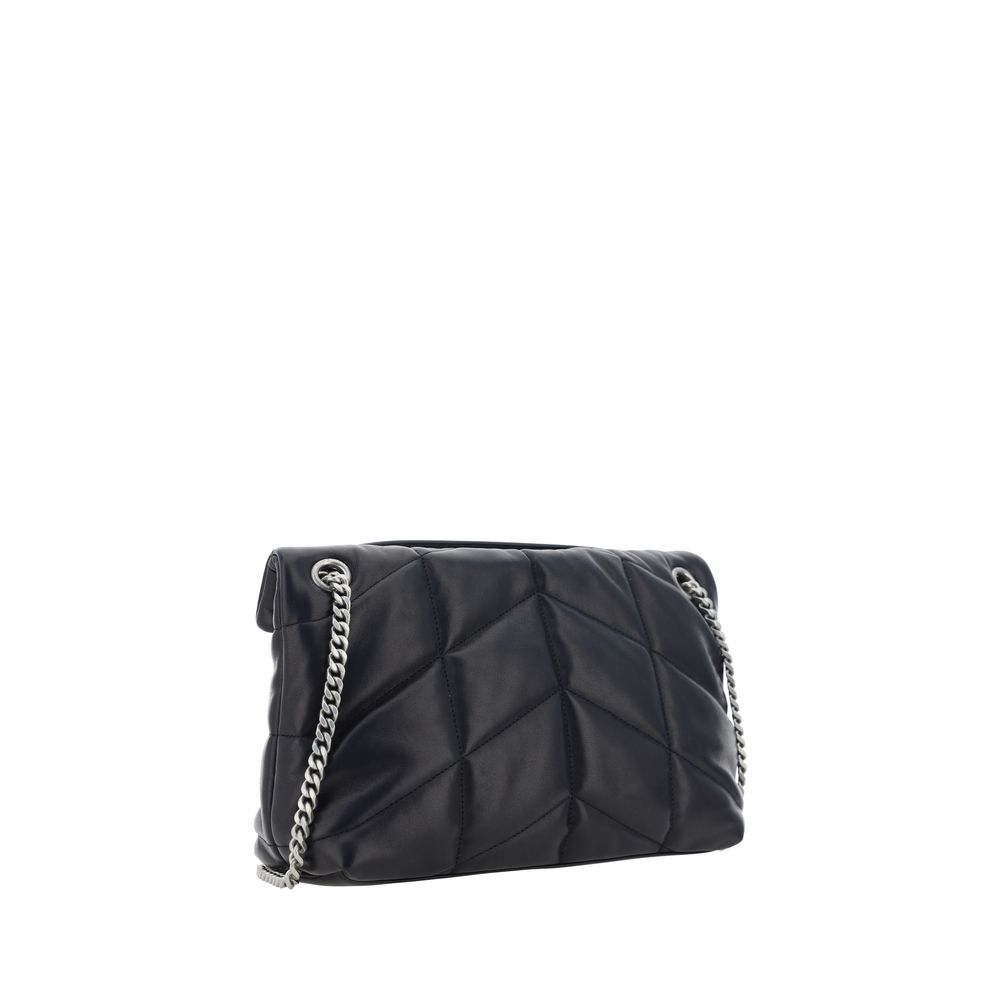 Saint Laurent Black Lamb Ovis Aries Aries Shoulder Bag | Regal Royce