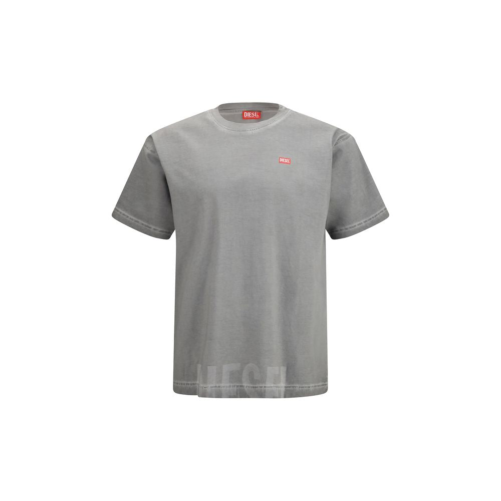 Diesel Gray Cotton T-Shirt | Regal Royce