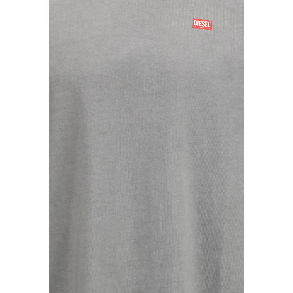 Diesel Gray Cotton T-Shirt | Regal Royce