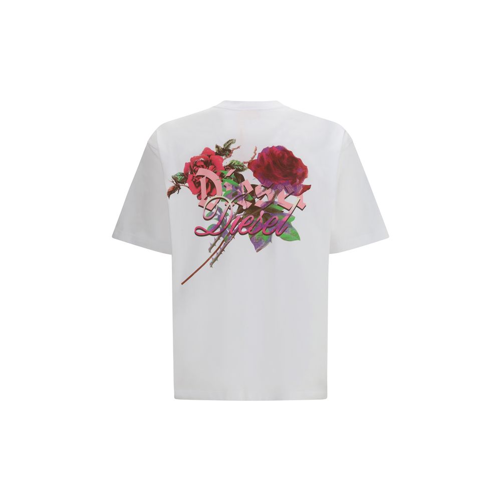 Diesel White Cotton T-Shirt | Regal Royce