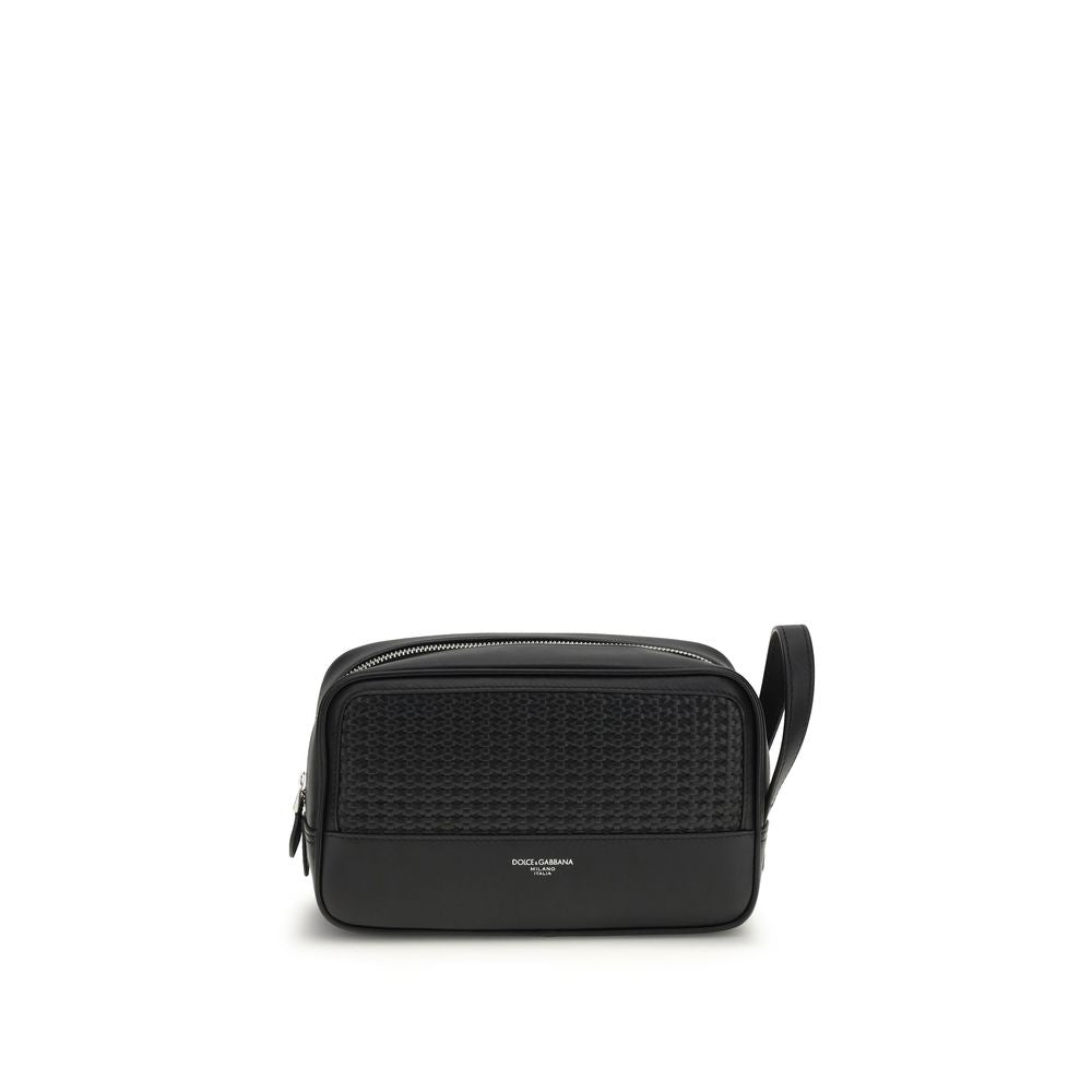 Dolce & Gabbana Black Calf Leather Bos Taurus Accessories | Regal Royce