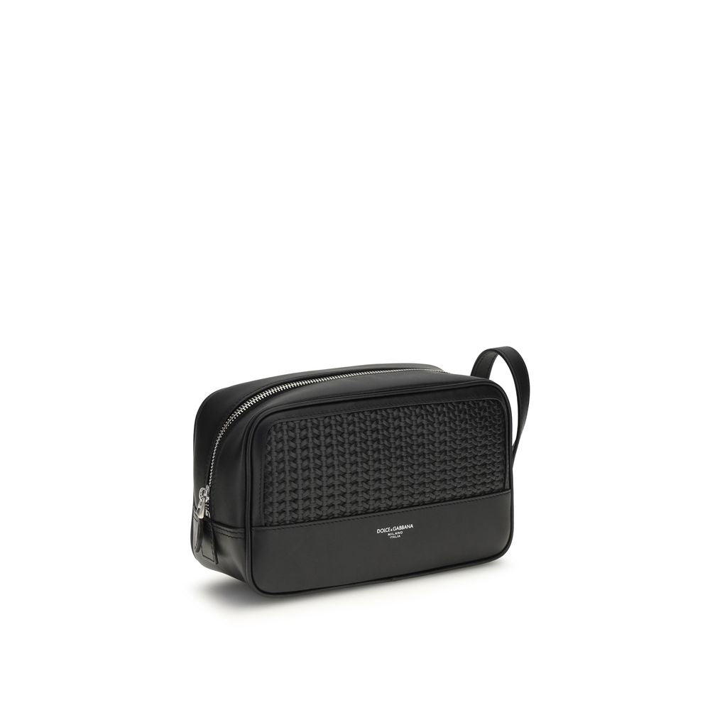 Dolce & Gabbana Black Calf Leather Bos Taurus Accessories | Regal Royce