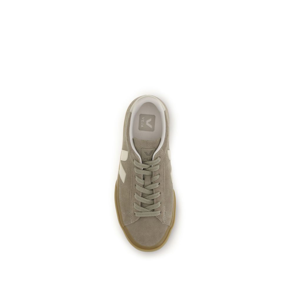 Veja Beige Calf Leather Bos Taurus Sneakers | Regal Royce