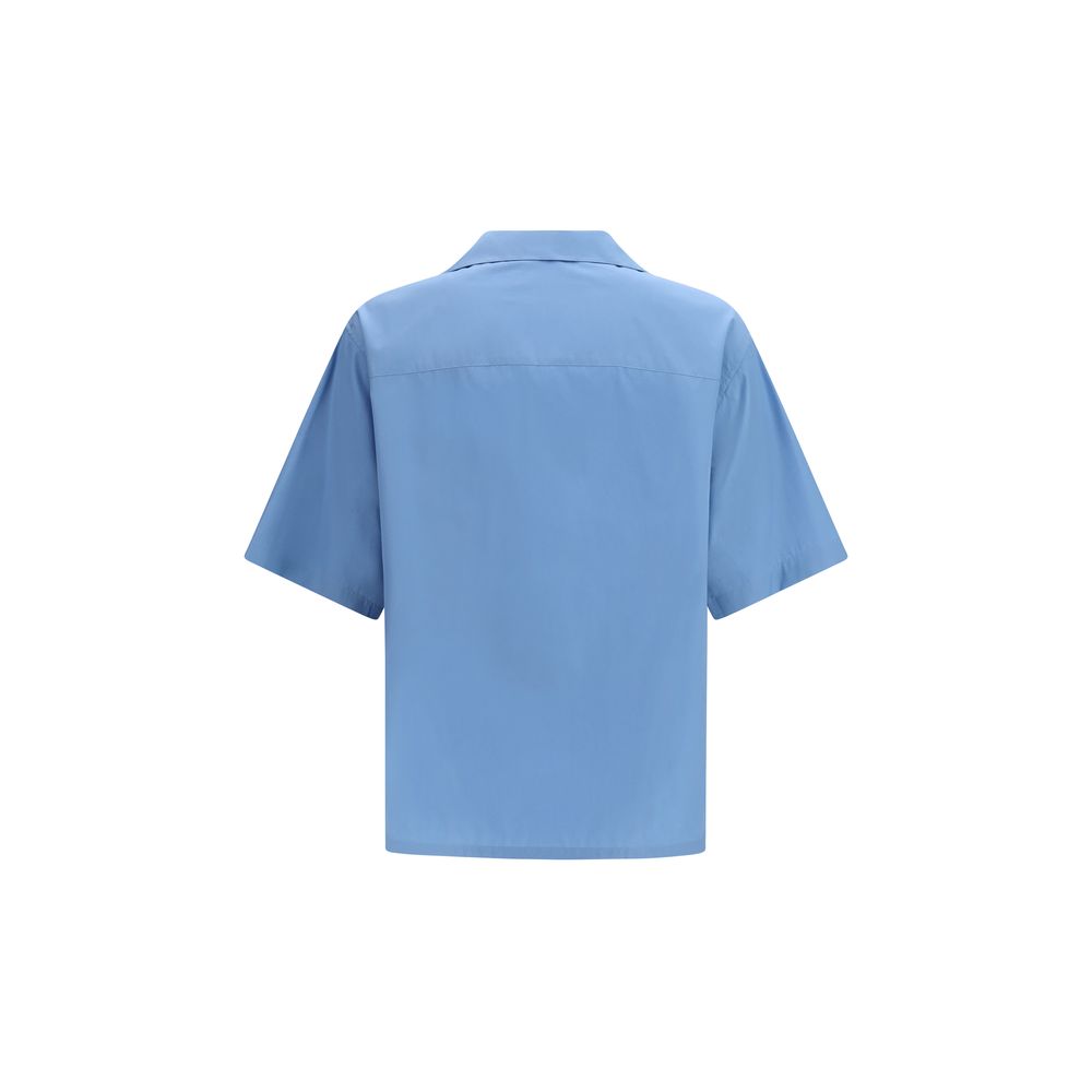 Marni Blue Cotton Shortsleeve Shirt | Regal Royce