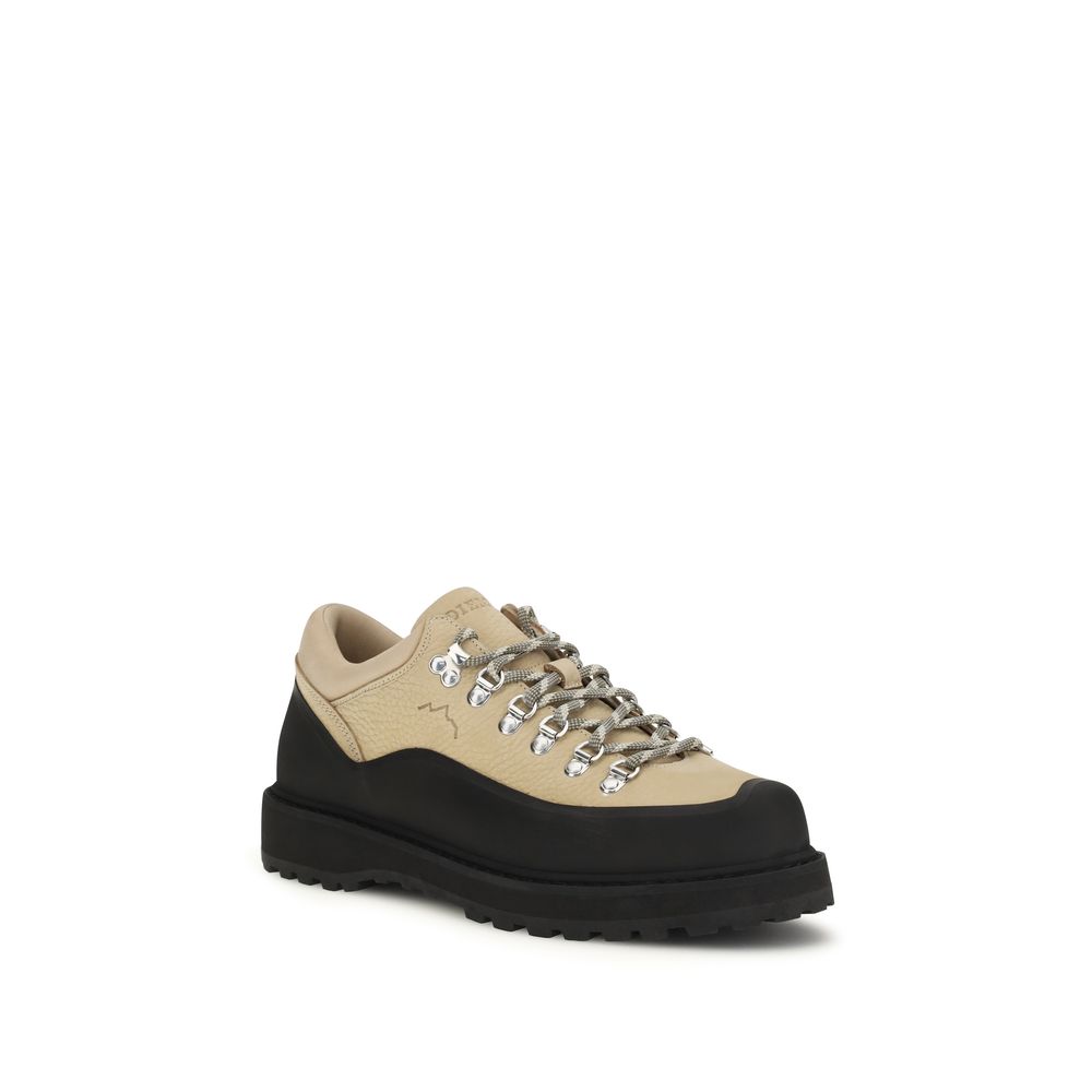 Diemme Beige Calf Leather Bos Taurus Lace-Up Boots | Regal Royce