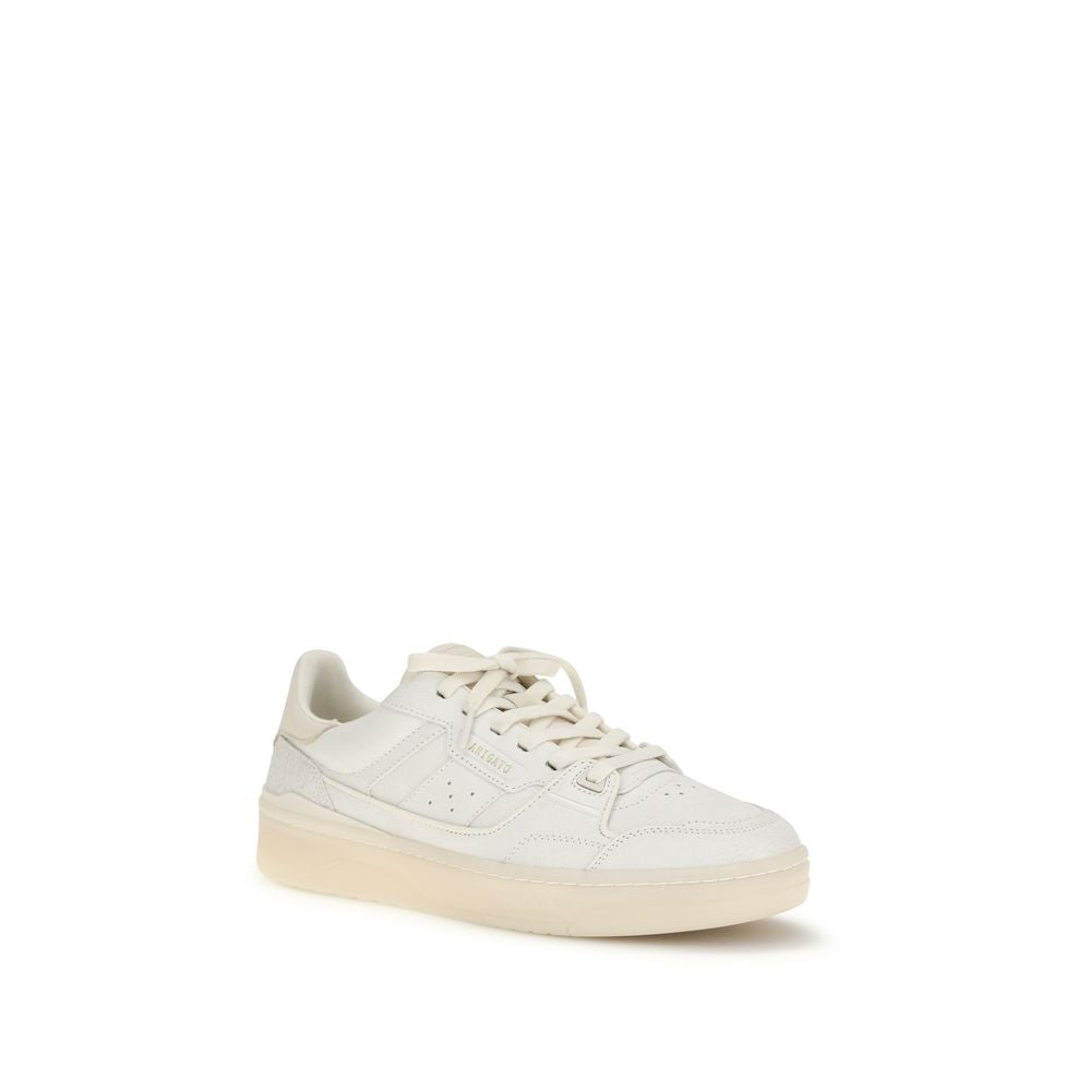 Axel Arigato White Calf Leather Bos Taurus Low Top Sneakers | Regal Royce