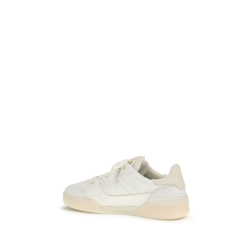 Axel Arigato White Calf Leather Bos Taurus Low Top Sneakers | Regal Royce