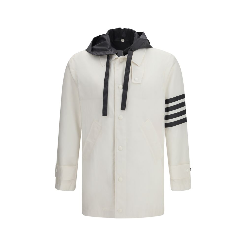 Thom Browne White Polyamide Sweatshirt | Regal Royce