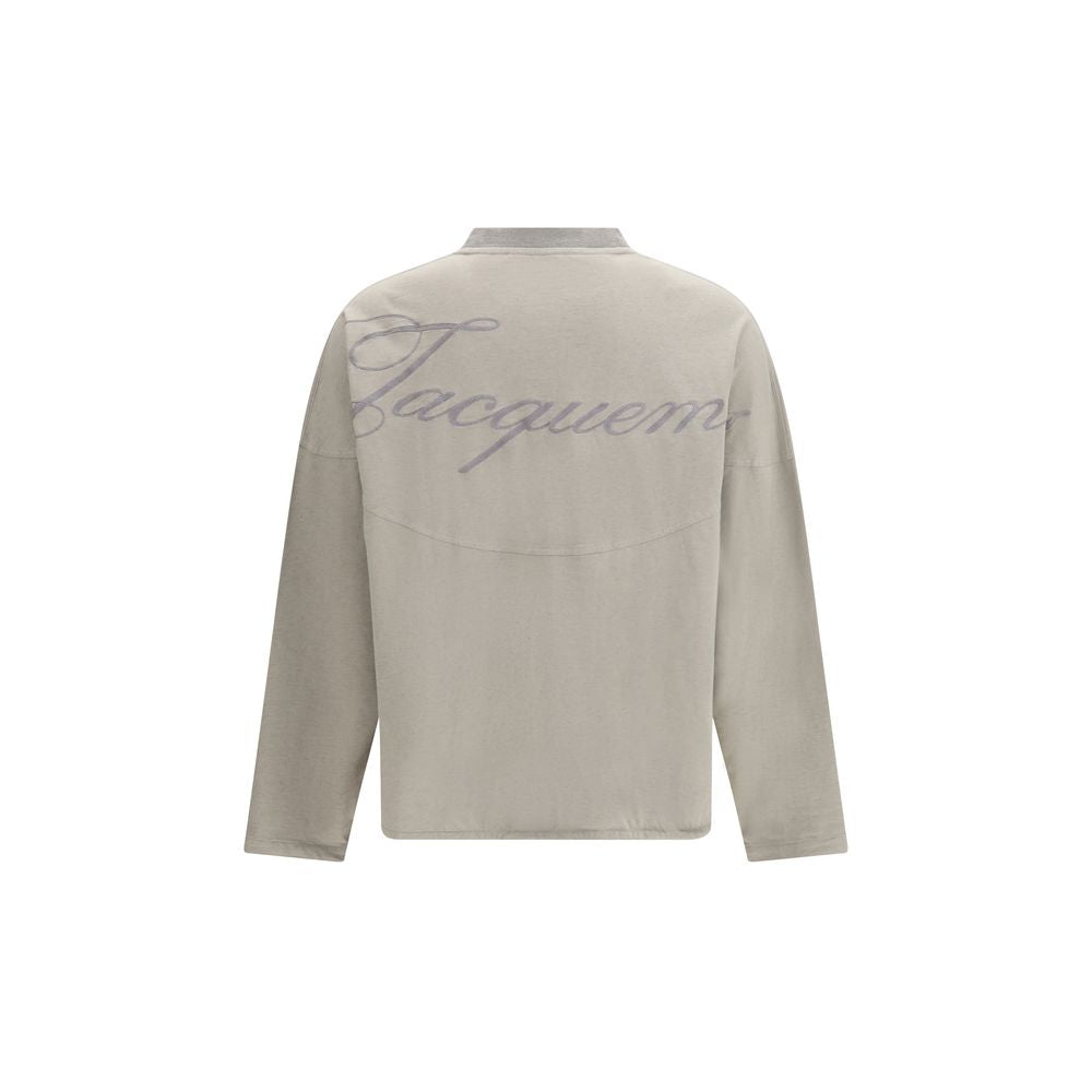 Jacquemus Gray Cotton Long Sleeve T-Shirt | Regal Royce