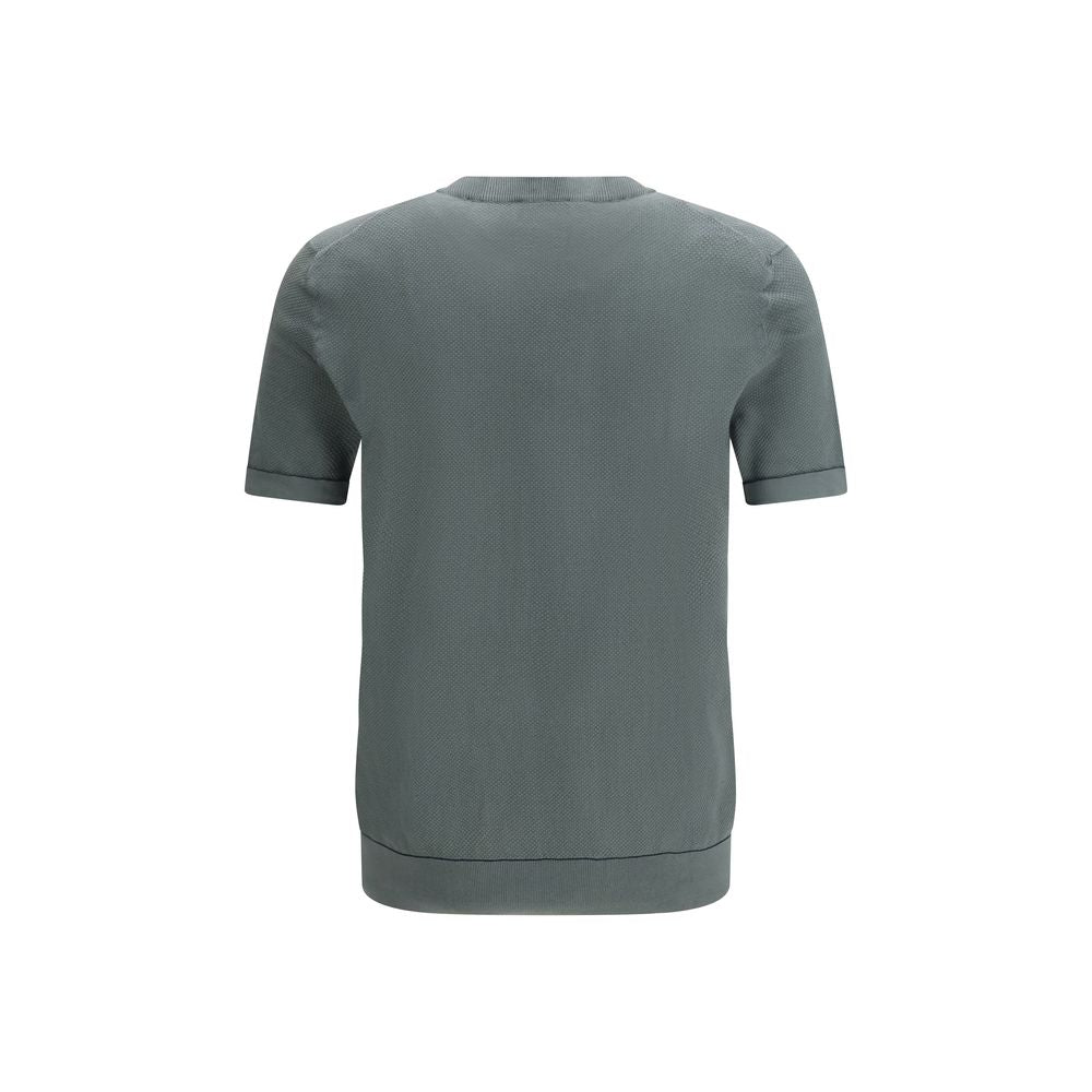 Brioni Bicolor Cotton T-Shirt | Regal Royce