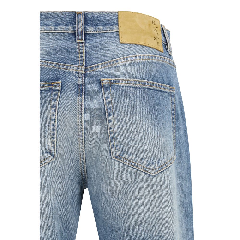 Haikure Blue Cotton Straight-Leg Jeans | Regal Royce