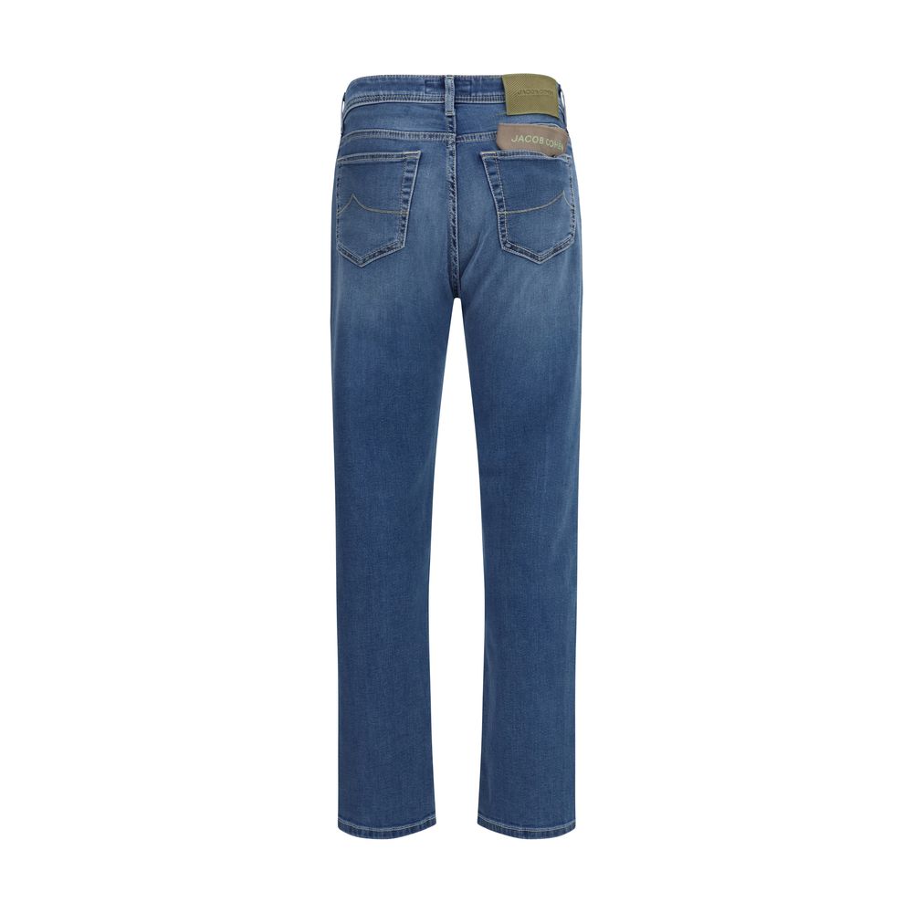 Jacob Cohen Blue Cotton Slim Fit Jeans | Regal Royce