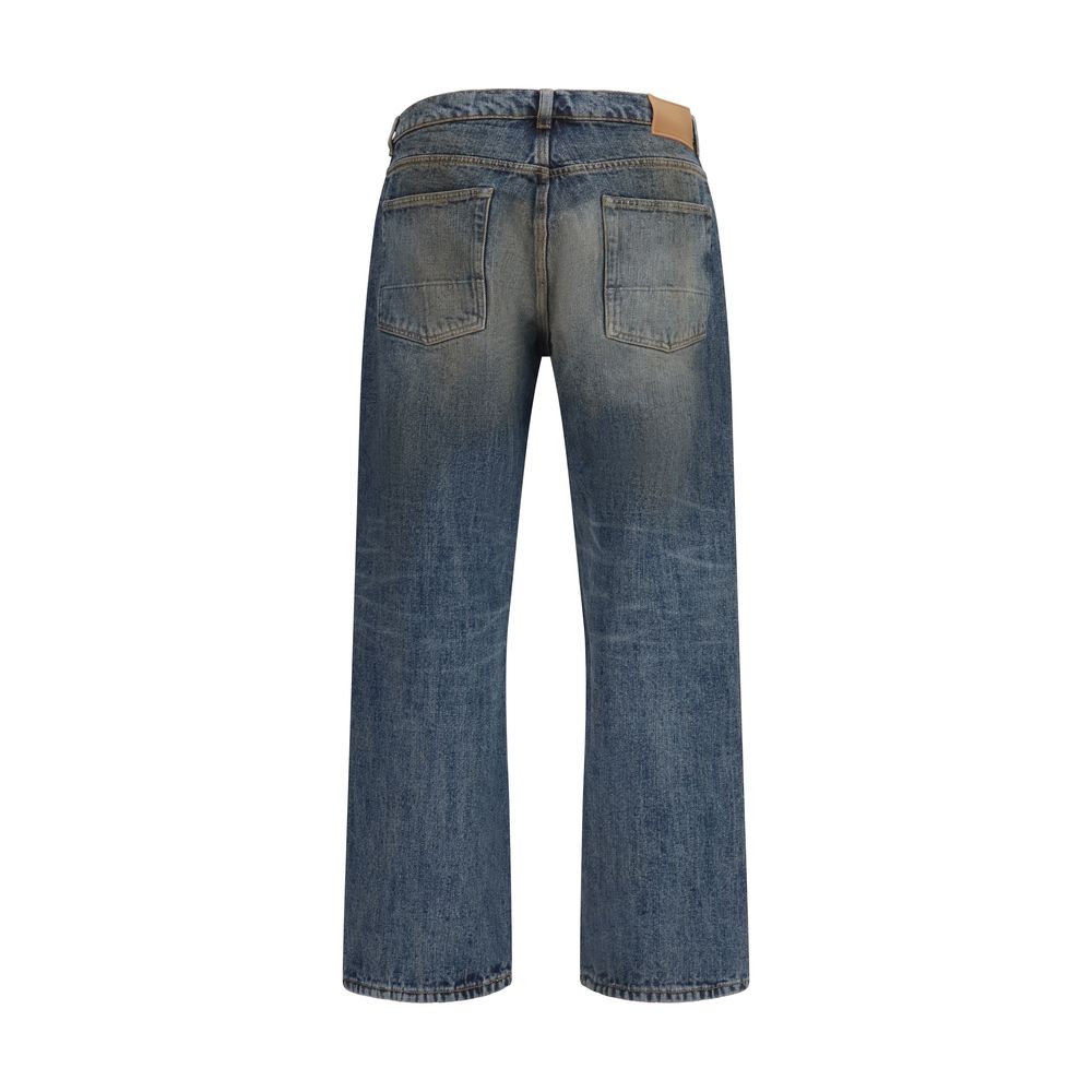 Our Legacy Blue Cotton Relaxed Fit Jeans | Regal Royce