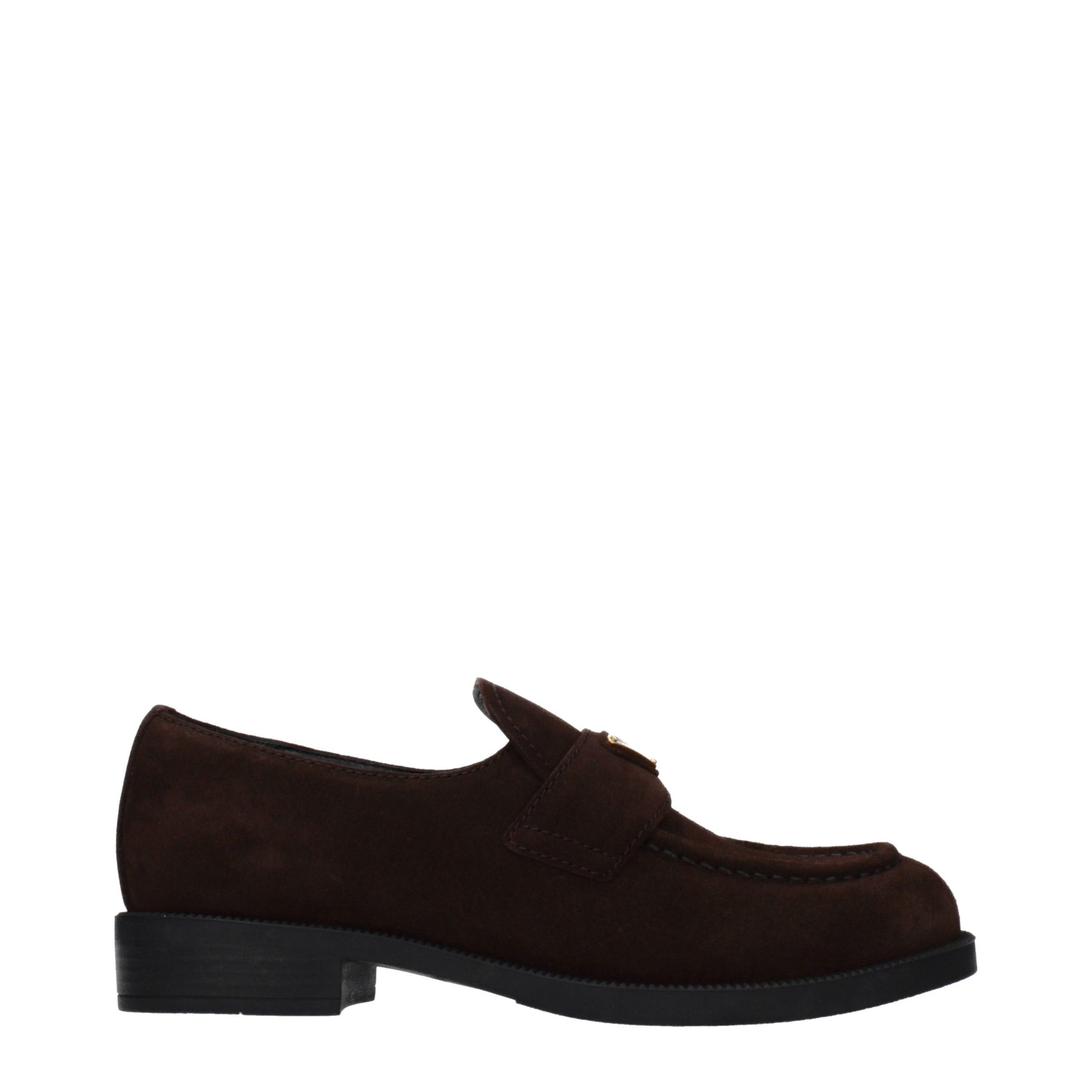 Prada Brown Leather Slip-On Loafers | Regal Royce