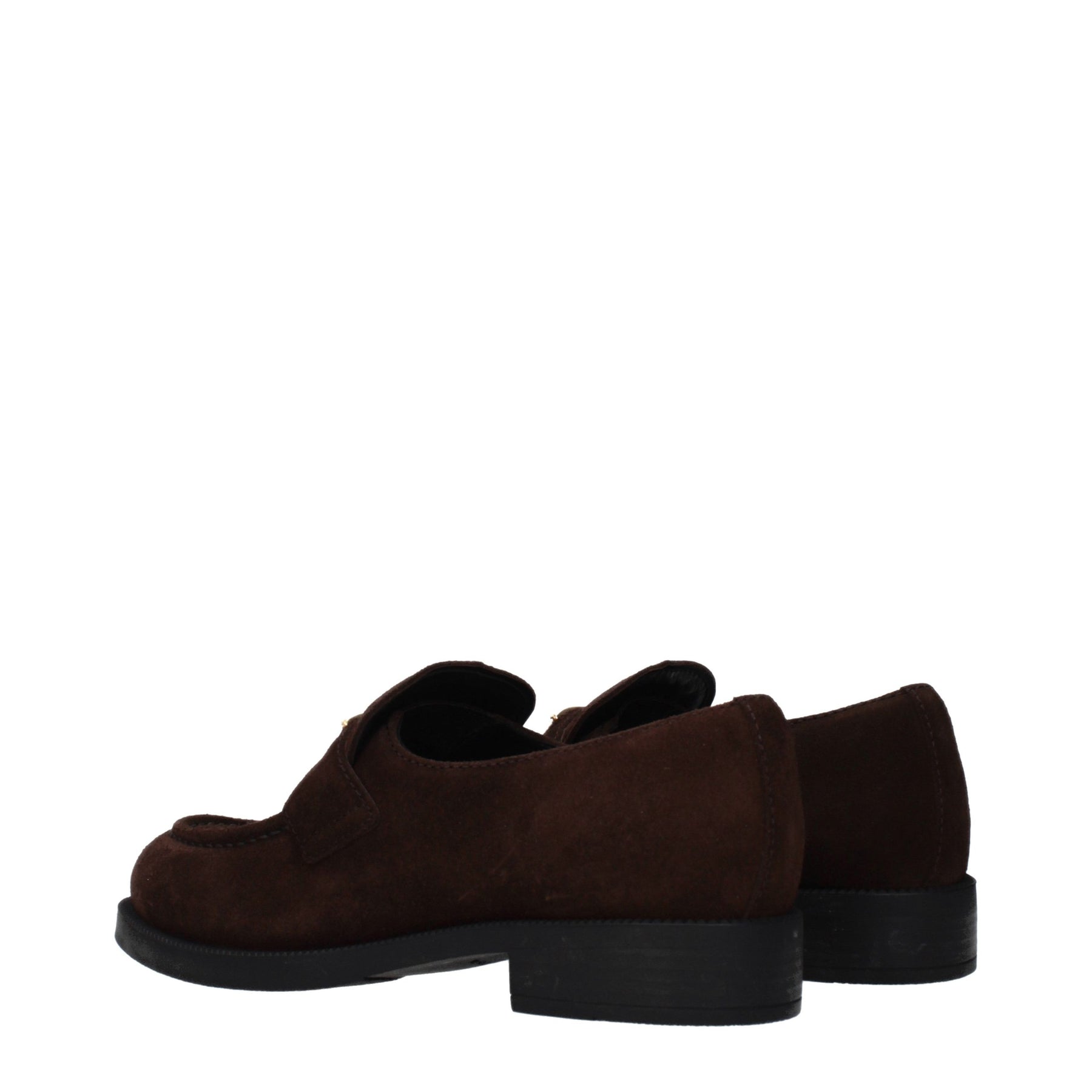 Prada Brown Leather Slip-On Loafers | Regal Royce
