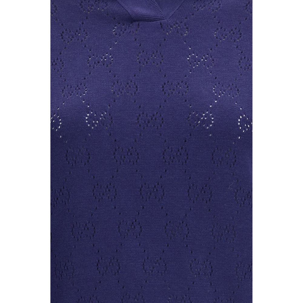 Gucci Blue Silk Top | Regal Royce