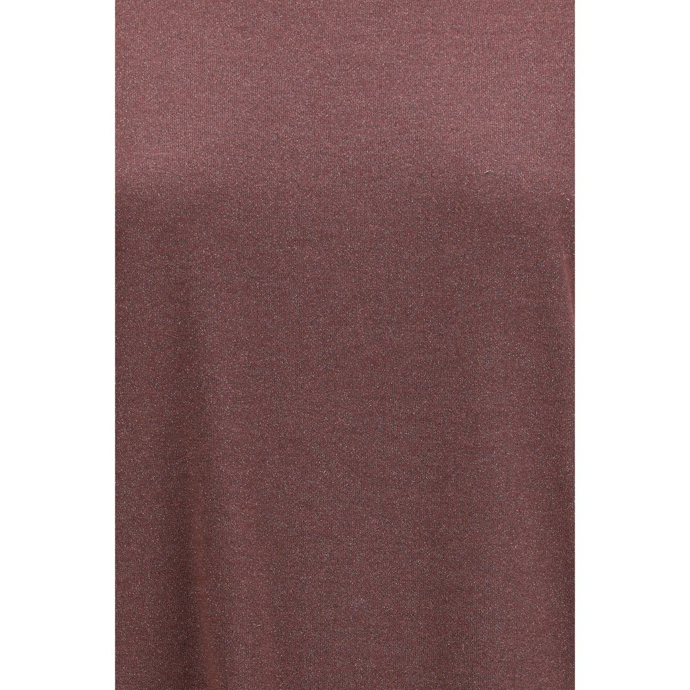 Brunello Cucinelli Bordeaux Nylon T-Shirt | Regal Royce