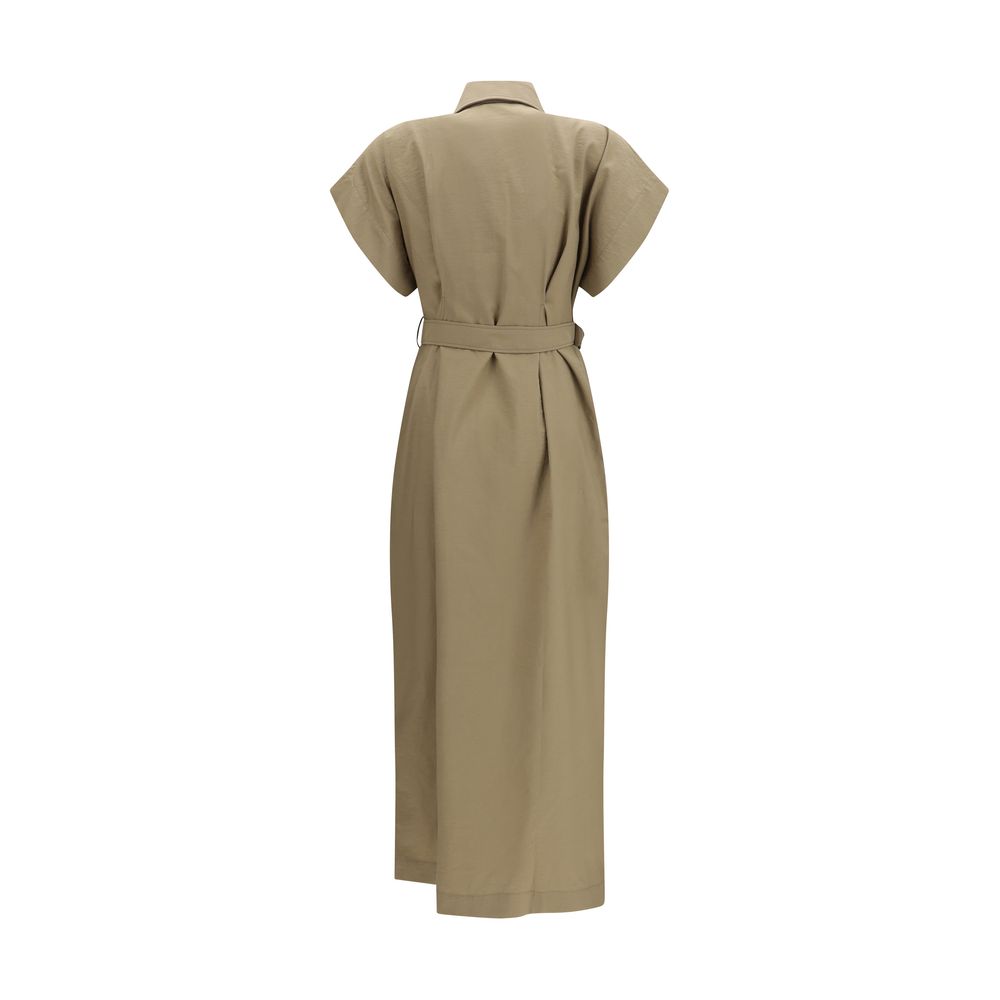 Brunello Cucinelli Beige Cotton Casual Dress | Regal Royce