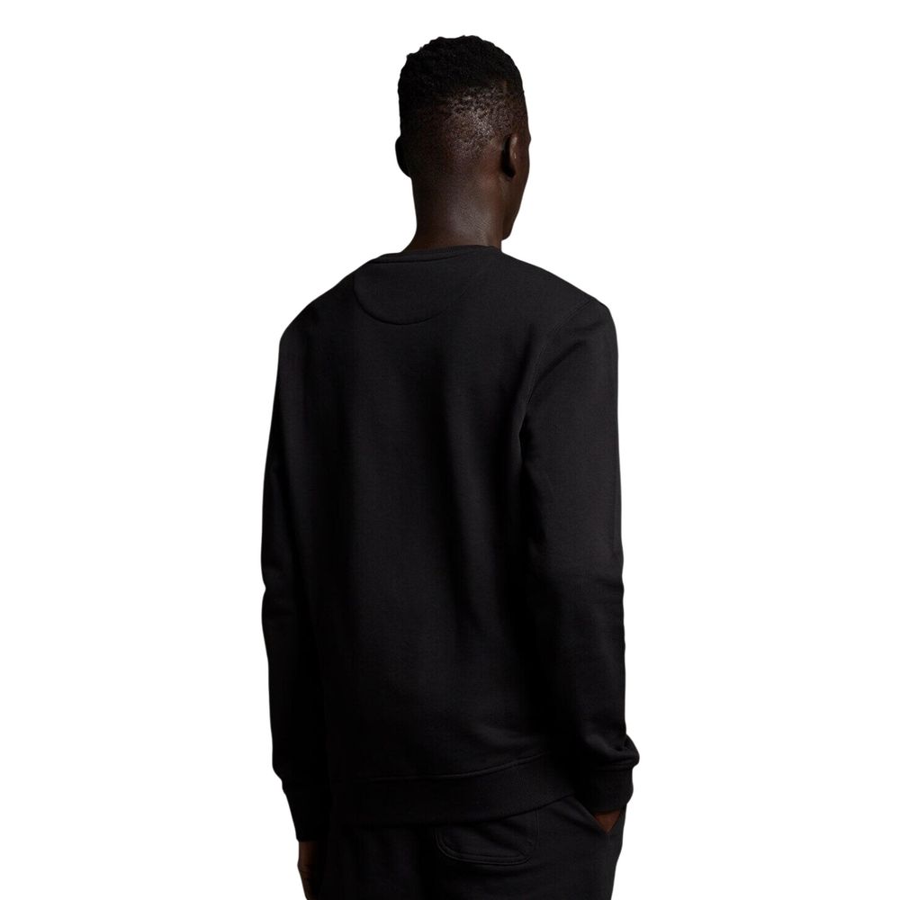Lyle & Scott Black Cotton Sweatshirt | Regal Royce