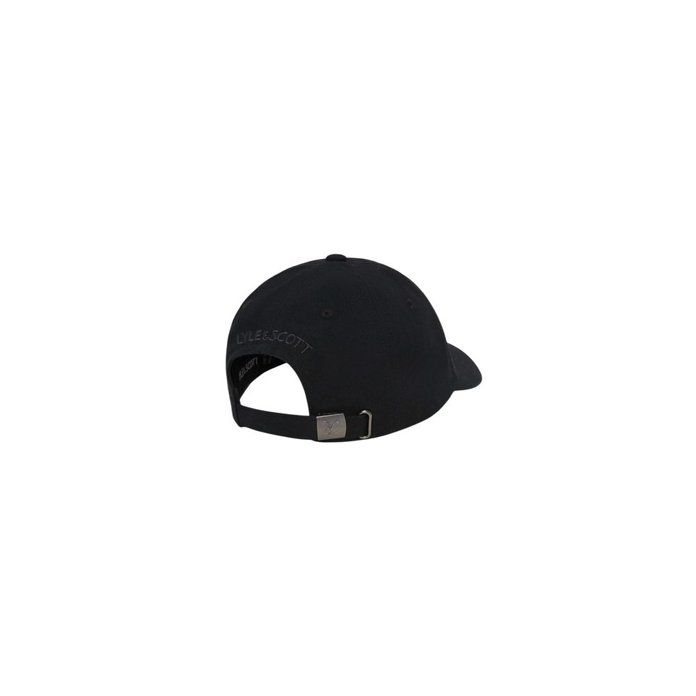 Lyle & Scott Black Cotton Cap (Baseball Hat) | Regal Royce