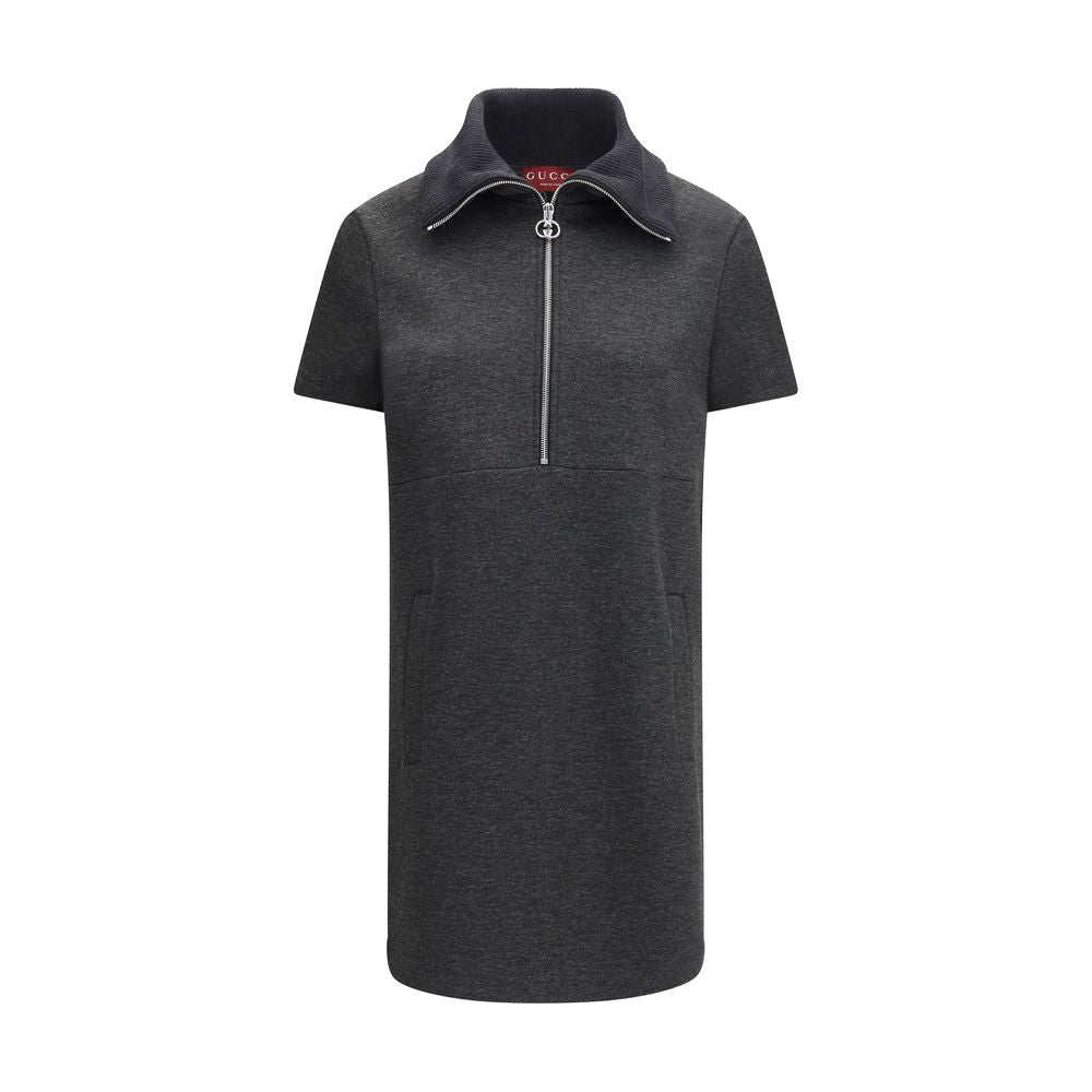 Gucci Gray Cotton Casual Dress | Regal Royce