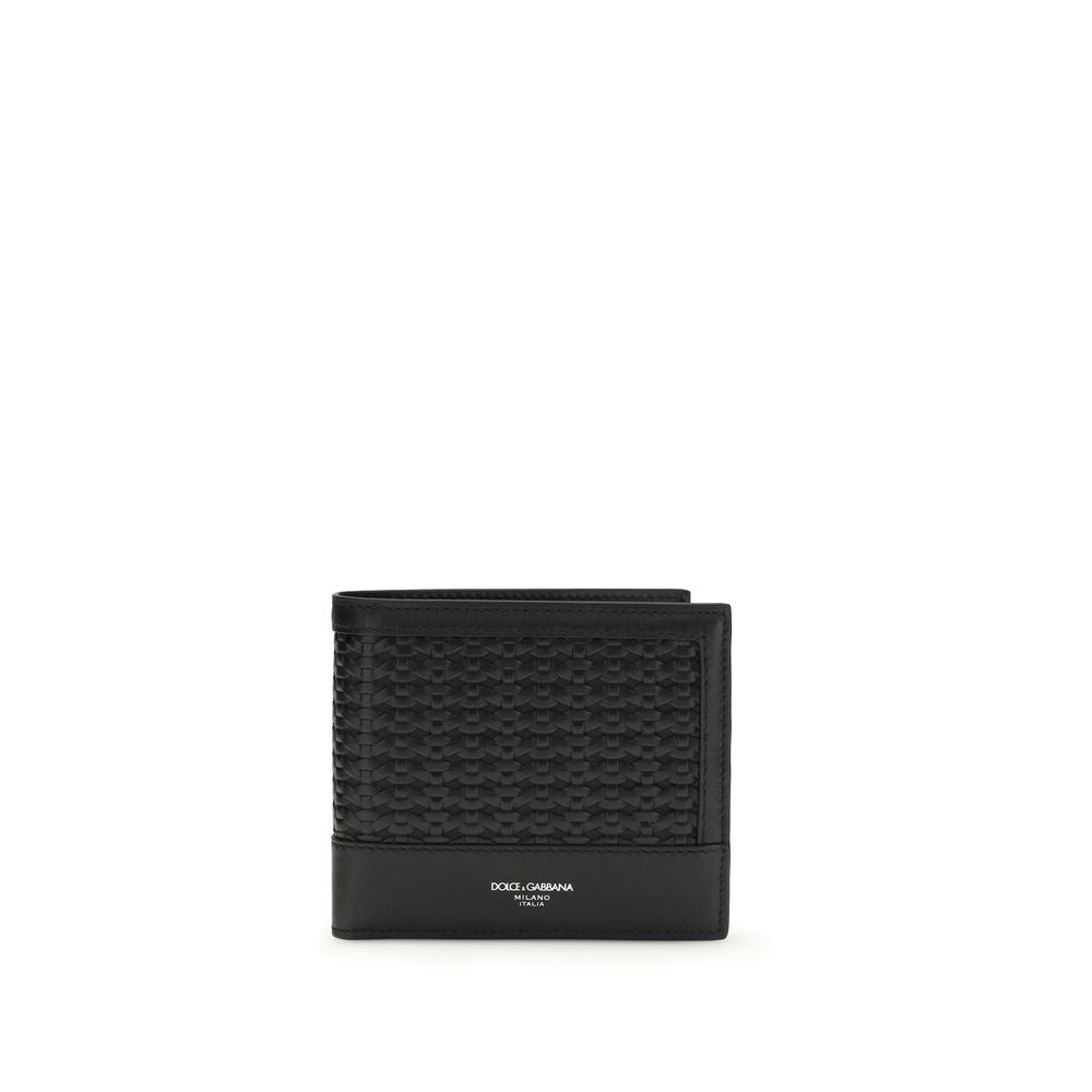 Dolce & Gabbana Black Calf Leather Bos Taurus Wallet | Regal Royce